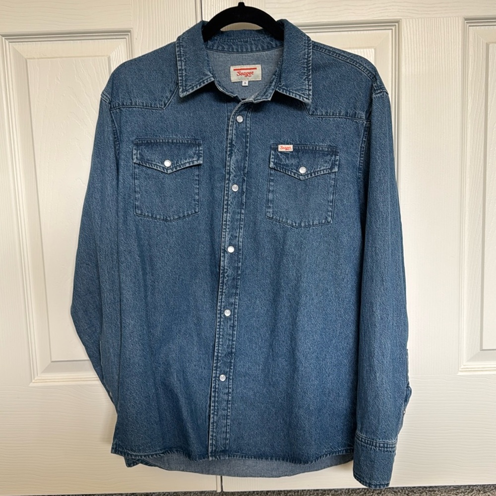 Seager Reagan Denim Snap Shirt - Men’s S